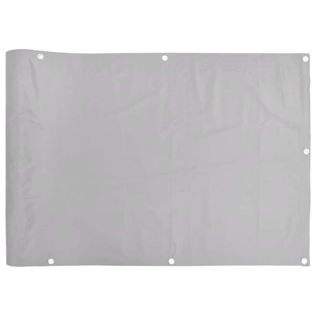 Vidaxl balkonscherm 300x75 cm pvc grijs