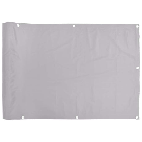 Vidaxl balkonscherm 700x75 cm pvc grijs