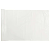 Vidaxl balkonscherm 300x75 cm pvc wit