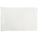 Vidaxl balkonscherm 500x75 cm pvc wit