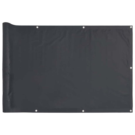 Vidaxl balkonscherm 600x90 cm pvc antracietkleurig