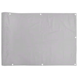 Vidaxl balkonscherm 800x90 cm pvc grijs