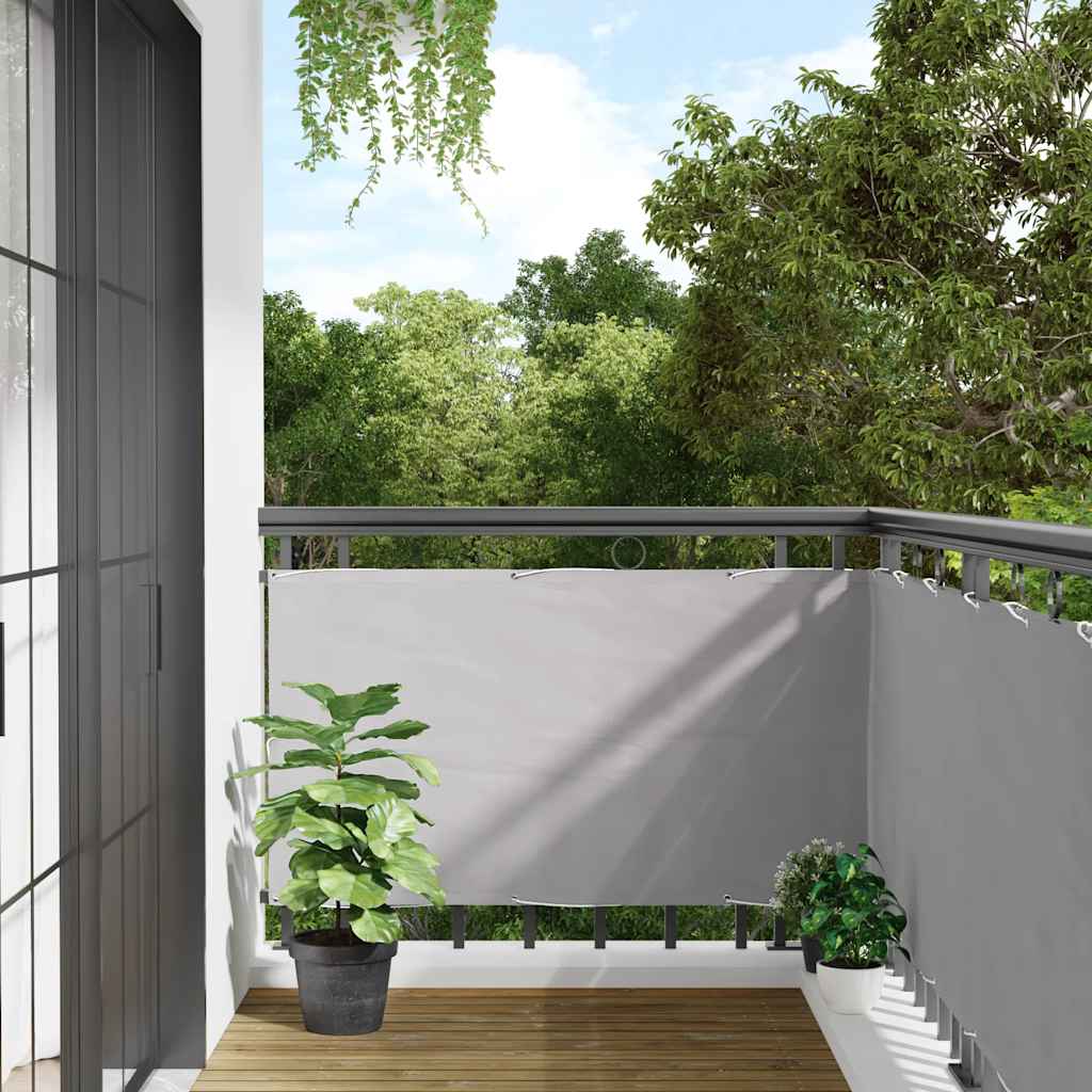 Vidaxl balkonscherm 300x120 cm pvc grijs
