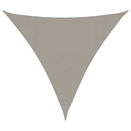 Vidaxl zonnezeil 160 g m² driehoekig 4,5x4,5x4,5 m hdpe lichtgrijs