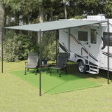 Vidaxl tenttapijt 250x400 cm hdpe lichtgroen