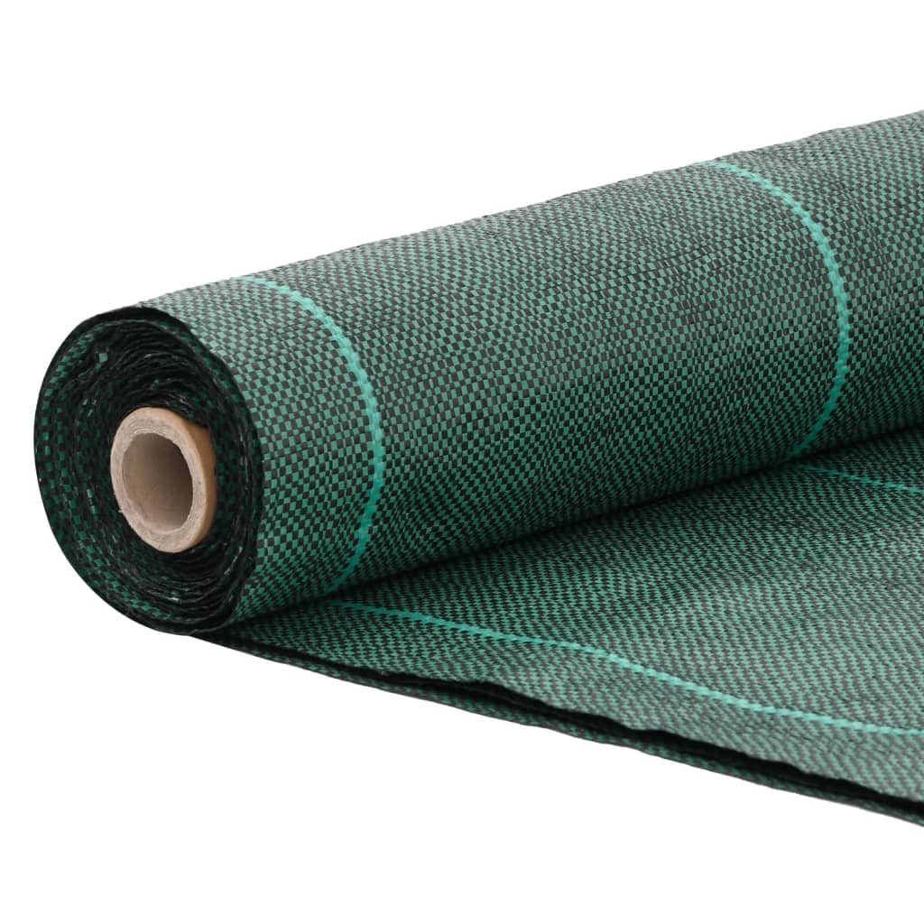 Vidaxl worteldoek 0,5x5 m polypropeen groen