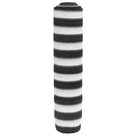 Vidaxl privacyscherm 75 g m² 1x10 m hdpe antracietkleurig en wit