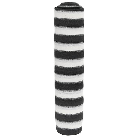 Vidaxl privacynet 75 g m² 1,2x10 m hdpe antracietkleurig en wit