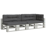 Vidaxl palletkussens 5 st stof antracietkleurig