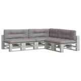 Vidaxl palletkussens 7 st stof grijs
