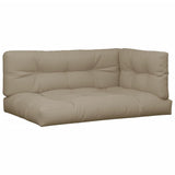 Vidaxl palletkussens 7 st stof taupe