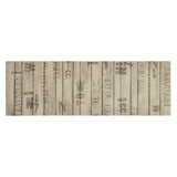 Vidaxl keukenmat wasbaar hekprint 60x180 cm fluweel