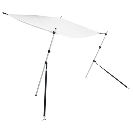 Vidaxl schaduwdoekset t-top 170x170x(113-182,5) cm wit