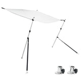 Vidaxl schaduwdoekset t-top 174x205x(115-194) cm wit