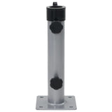 Vidaxl parasolvoet voor ø38 48 mm stok staal zilverkleurig