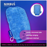 Nimbus magic schoonmaakhandschoen scrub + microvezel zijde