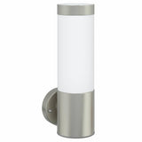 Vidaxl buiten wandlamp zilver 12 x 8,5 x 27 cm