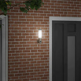 Vidaxl buiten wandlamp zilver 12 x 8,5 x 29 cm