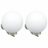 Vidaxl buiten wandlamp 2 pcs zilver 29 x 25 x 33 cm