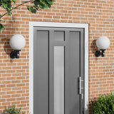 Vidaxl buiten wandlamp 2 pcs zwart 28 x 25 x 38 cm