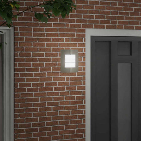 Vidaxl buiten wandlamp zilver 23.5 x 9 x 26 cm