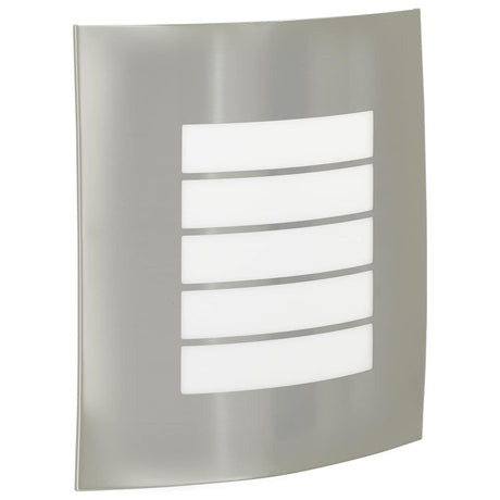 Vidaxl buiten wandlamp zilver 23.5 x 9 x 26 cm