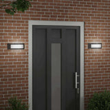 Vidaxl buiten wandlamp 2 pcs zwart 32 x 10 x 10 cm