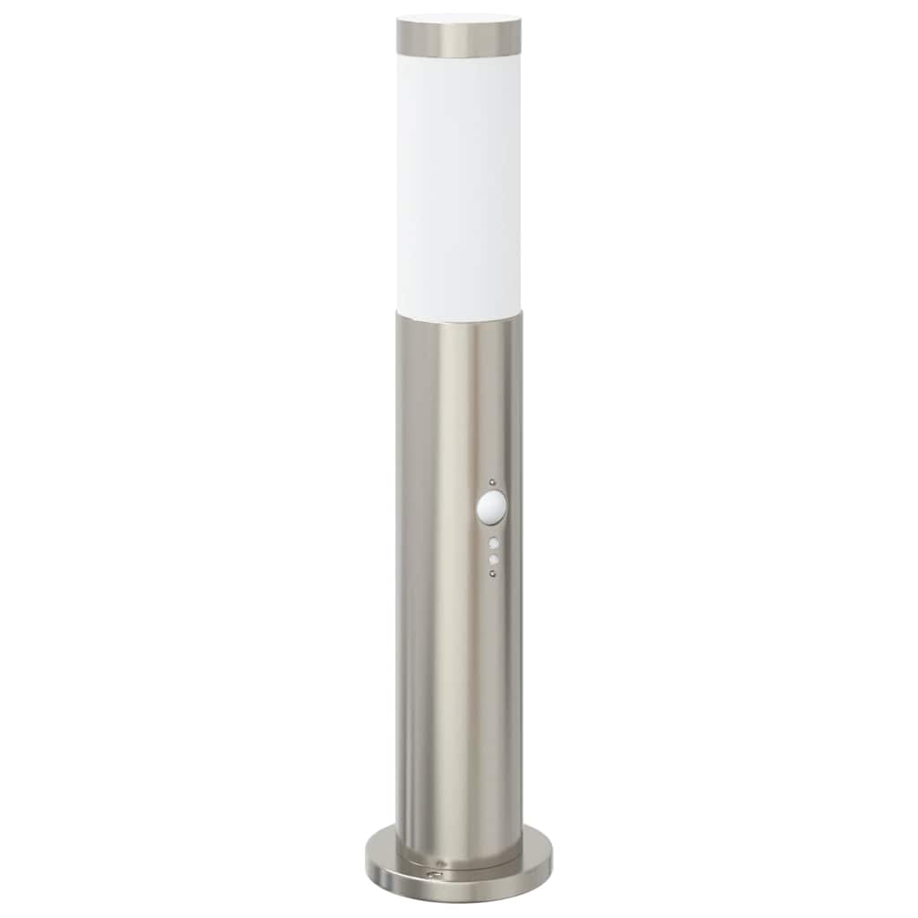 Vidaxl bolderverlichting met sensor 50 cm rvs ip44