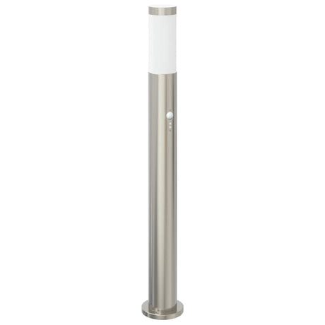 Vidaxl bolderverlichting met sensor 80 cm rvs ip44