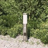 Vidaxl bolderverlichting met sensor en stopcontact 50 cm roestvrij staal ip44