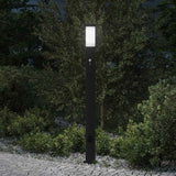Vidaxl bolderarmatuur met sensor en stopcontact 110 cm roestvrij staal ip44
