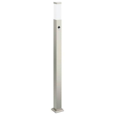 Vidaxl bolderverlichting met sensor 110 cm roestvrij staal ip44