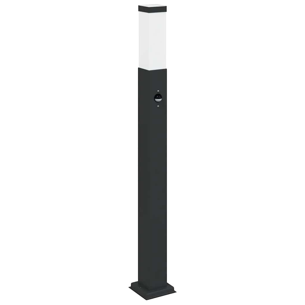 Vidaxl bolderverlichting met sensor 80 cm zwart ip44