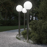 Vidaxl bolderverlichting 3 stuks 120 cm rvs ip44