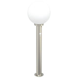 Vidaxl bolderverlichting met sensor 80 cm rvs ip44