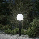 Vidaxl bolderarmatuur met sensor en stopcontact 80 cm zwart ip44