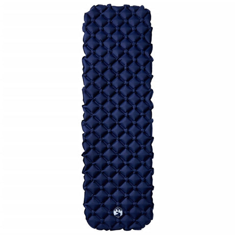 Vidaxl kampeermatras opblaasbaar 190x58x6 cm 1-persoons marineblauw
