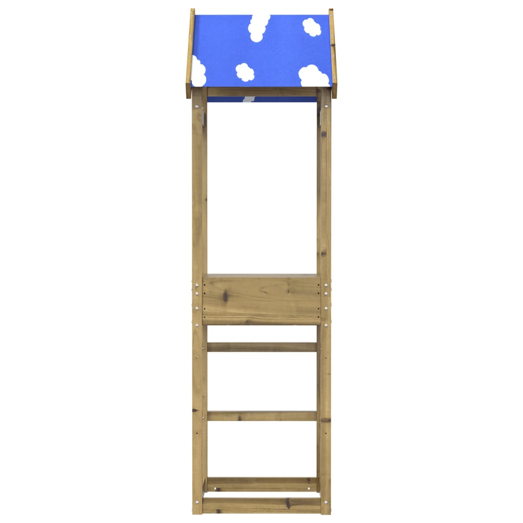 VidaXL Speeltoren 52,5x46,5x195 cm geïmpregneerd grenenhout