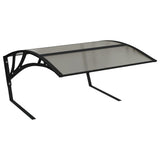 Vidaxl robotmaaiergarage zwart 80x101x46 cm