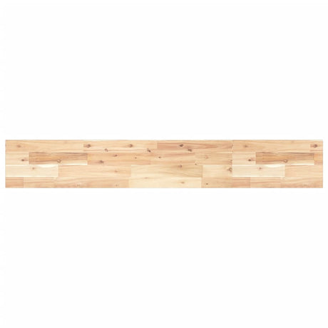 Vidaxl wandschap zwevend 140x20x2 cm onbehandeld massief acaciahout