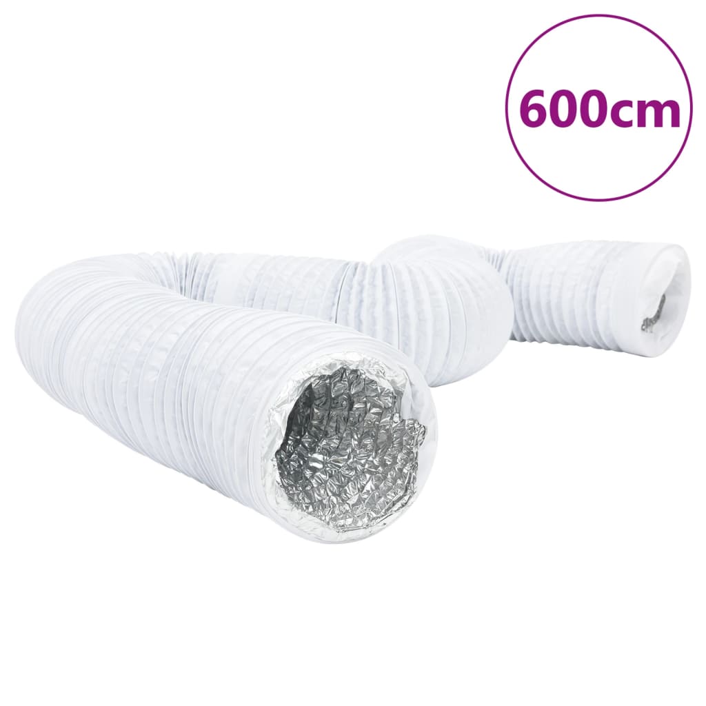 VidaXL Ventilatieslang Ø12,5 cm 6 m aluminium en PVC