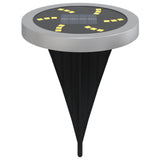 Vidaxl grondlampen 4 st solar met grondpennen warmwit