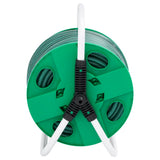 Vidaxl slanghaspel vrijstaand met 50 m slang pvc groen