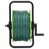 Vidaxl slanghaspel met 30 m slang vrijstaand pvc groen