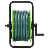 Vidaxl slanghaspel vrijstaand met 50 m slang pvc groen