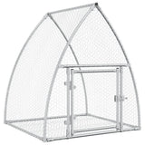 Vidaxl konijnenhok 100x105x120 cm gegalvaniseerd staal zilverkleurig