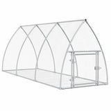 Vidaxl konijnenhok 300x105x120 cm gegalvaniseerd staal zilverkleurig