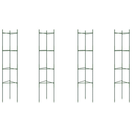 Vidaxl tomatenkooien 4 st 154 cm staal en polypropeen