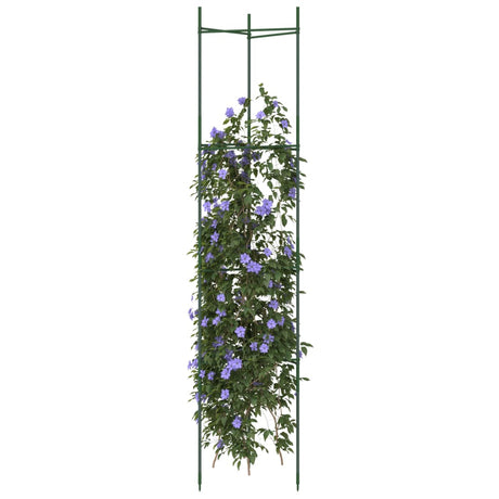 Vidaxl tomatenkooien 4 st 154 cm staal en polypropeen