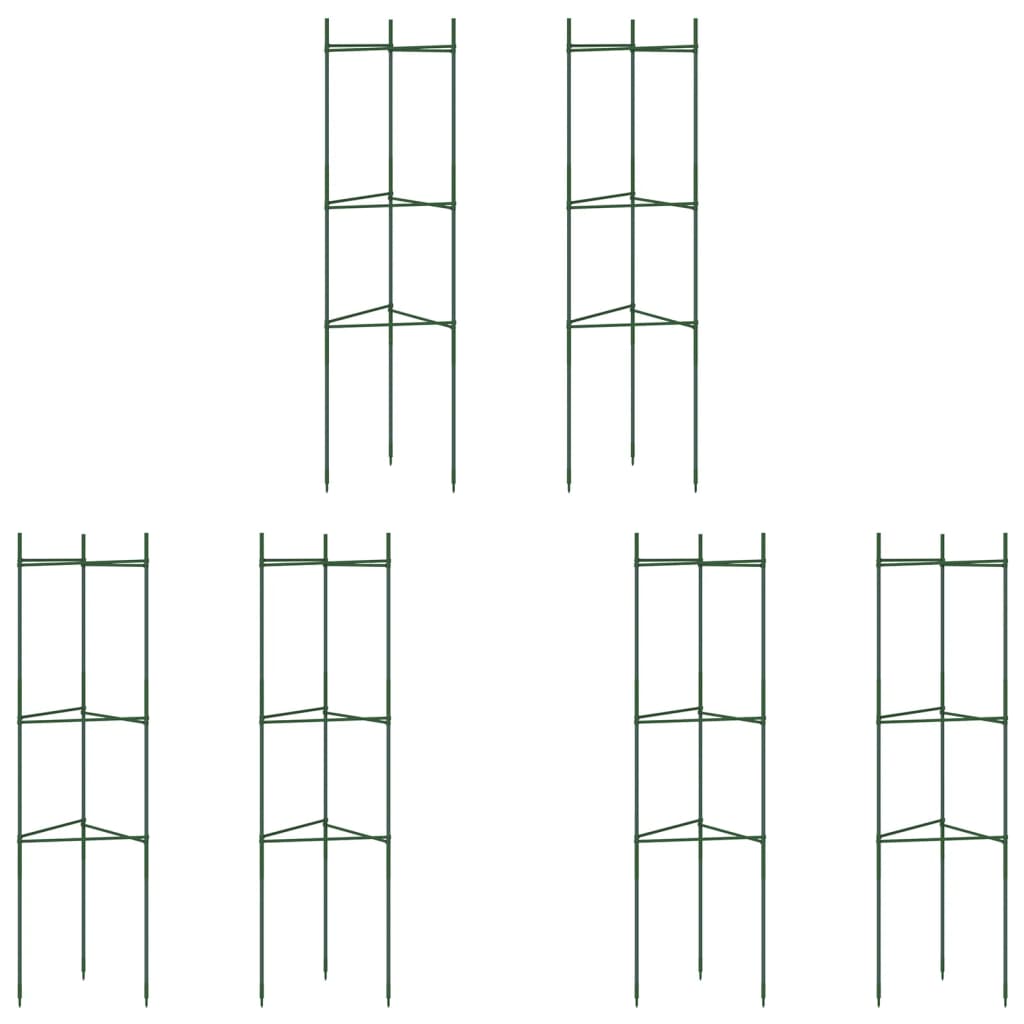 VidaXL Tomatenkooien 6 st 116 cm staal en polypropeen